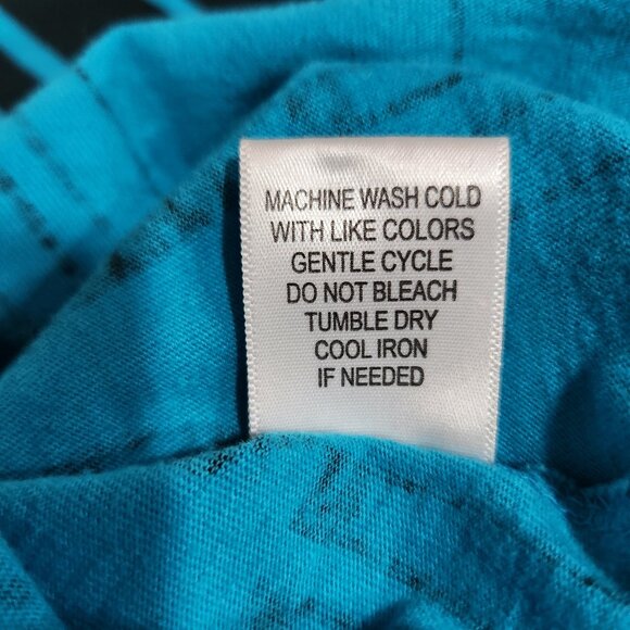 Andy Warhol Tee Knife Graphic Turquoise Cotton Youth Large - Picture 8 of 8